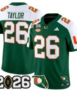 Miami Hurricanes 2026 CFP Final & Florida Patch Vapor Limited Jersey - All Stitched