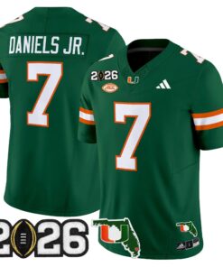 Miami Hurricanes 2026 CFP Final & Florida Patch Vapor Limited Jersey - All Stitched
