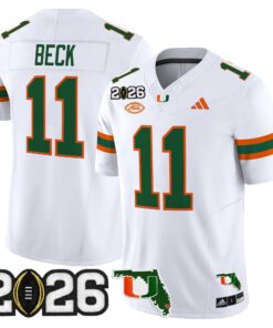 Miami Hurricanes 2026 CFP Final & Florida Patch Vapor Limited Jersey - All Stitched