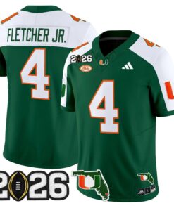 Miami Hurricanes 2026 CFP Final & Florida Patch Vapor Limited Jersey - All Stitched