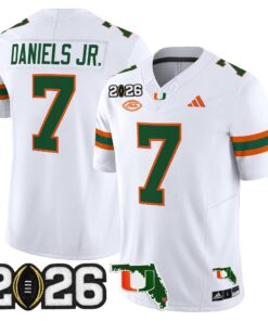 Miami Hurricanes 2026 CFP Final & Florida Patch Vapor Limited Jersey - All Stitched