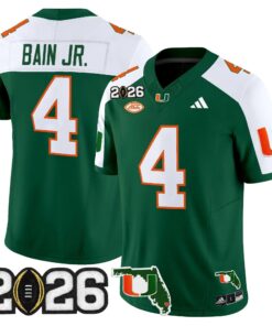 Miami Hurricanes 2026 CFP Final & Florida Patch Vapor Limited Jersey - All Stitched