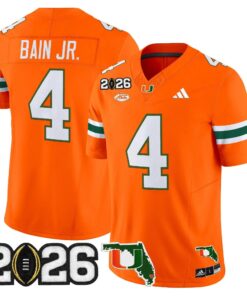 Miami Hurricanes 2026 CFP Final & Florida Patch Vapor Limited Jersey - All Stitched
