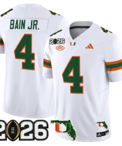 Miami Hurricanes 2026 CFP Final & Florida Patch Vapor Limited Jersey - All Stitched