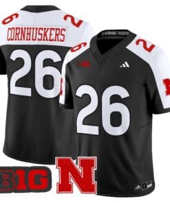 Men Nebraska Cornhuskers 2026 Vapor Limited Jersey - Stitched