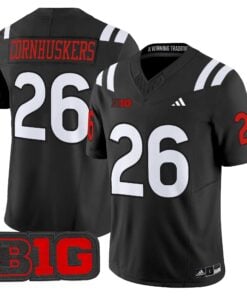 Men Nebraska Cornhuskers 2026 Vapor Limited Jersey - Stitched