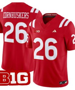 Men Nebraska Cornhuskers 2026 Vapor Limited Jersey - Stitched