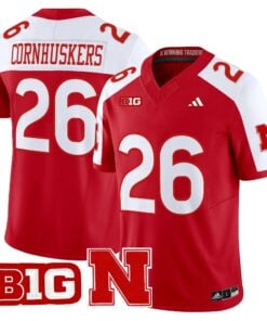 Men Nebraska Cornhuskers 2026 Vapor Limited Jersey - Stitched