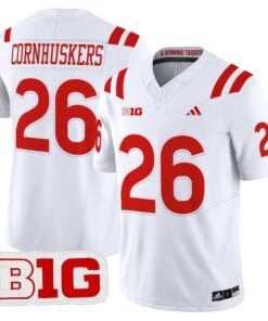 Men Nebraska Cornhuskers 2026 Vapor Limited Jersey - Stitched