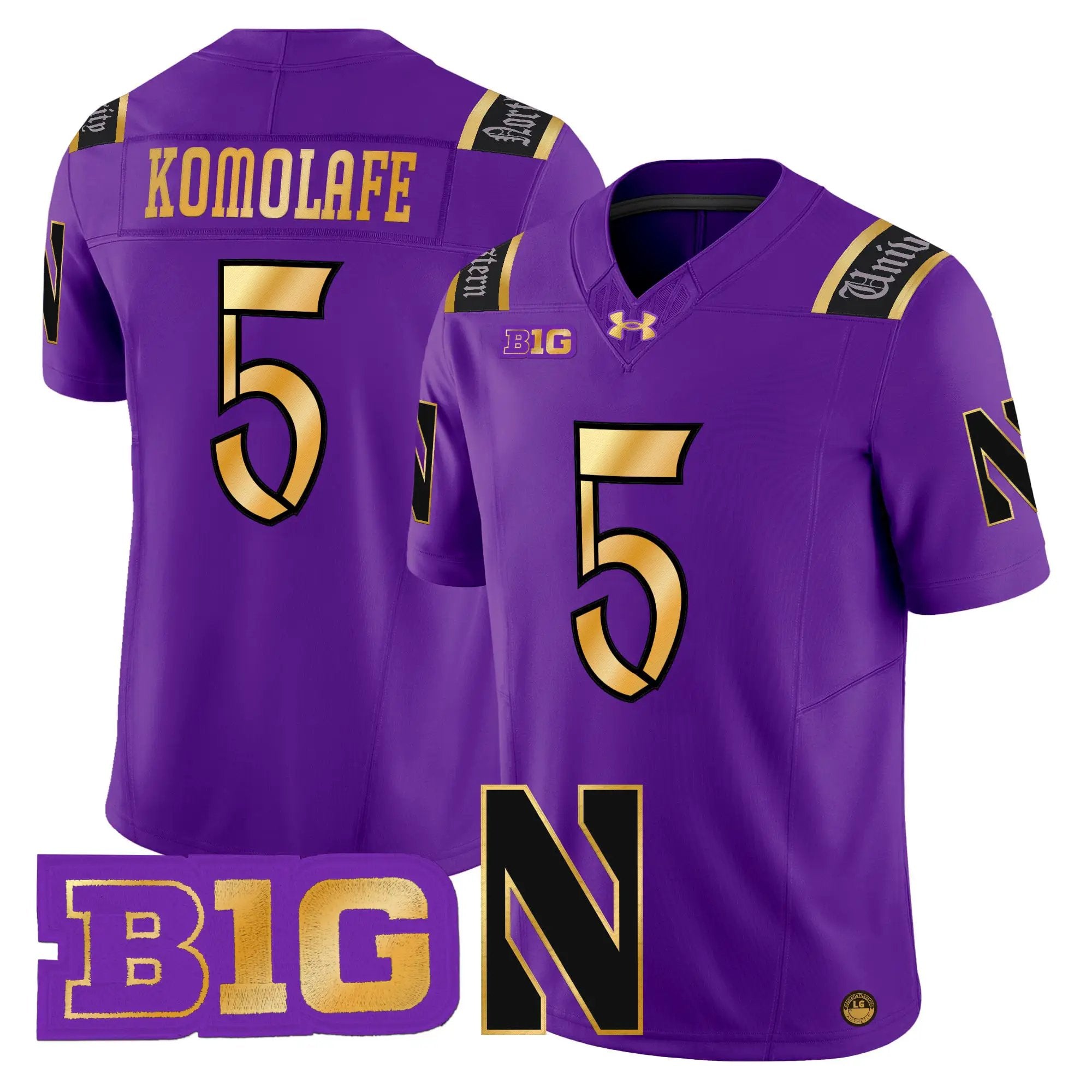 northwestern-wildcats-2026-vapor-limited-jersey-all-stitched-04 - Top Design Fan Northwestern Wildcats 2026 Vapor Limited Jersey - All stitched