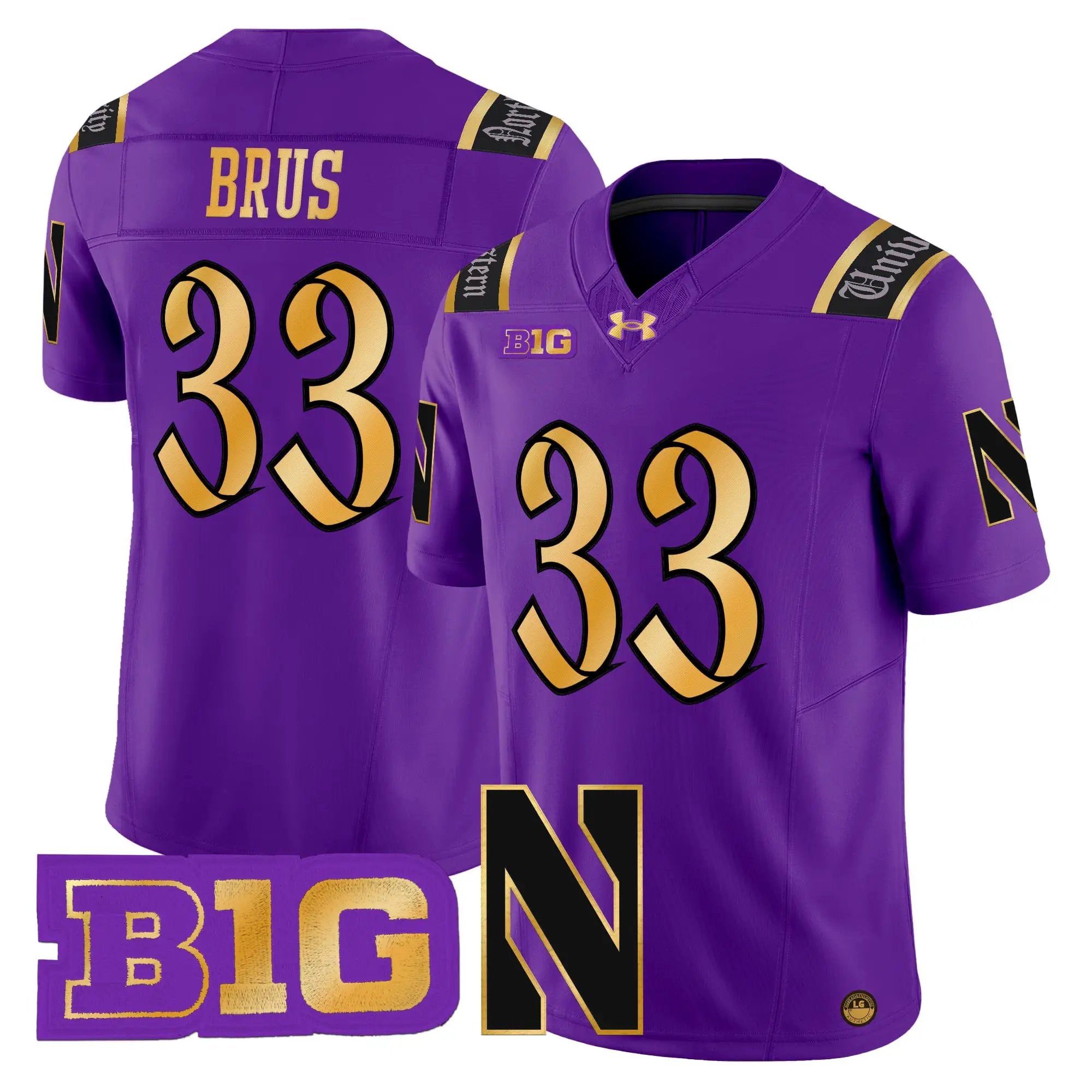 northwestern-wildcats-2026-vapor-limited-jersey-all-stitched-05 - Top Design Fan Northwestern Wildcats 2026 Vapor Limited Jersey - All stitched