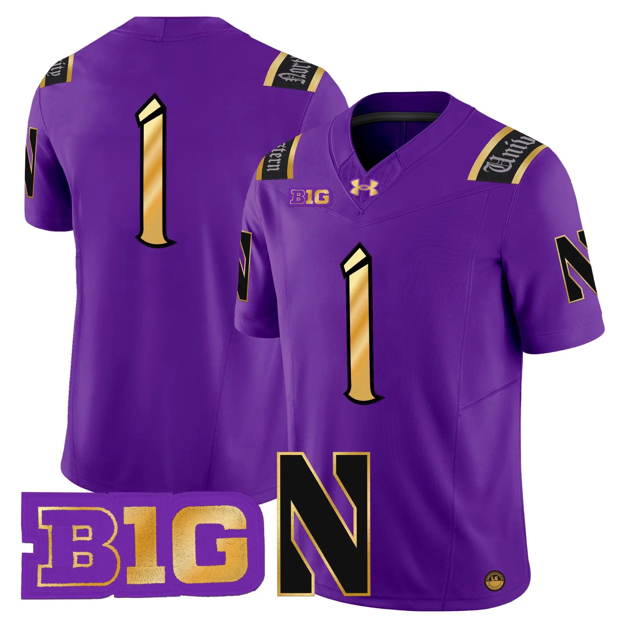 northwestern-wildcats-2026-vapor-limited-jersey-all-stitched-11 - Top Design Fan Northwestern Wildcats 2026 Vapor Limited Jersey - All stitched