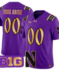 Northwestern Wildcats 2026 Vapor Limited Custom Jersey - All stitched