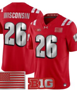 Men Wisconsin Badgers 2026 Lambeau Vapor Limited Jersey - All Stitched
