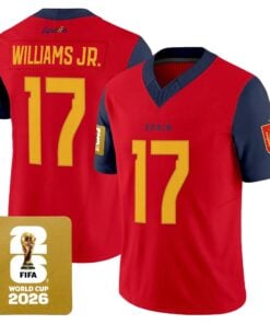 Men Spain 2026 World Cup Vapor Football Jersey - All Stitched