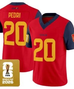 Men Spain 2026 World Cup Vapor Football Jersey - All Stitched