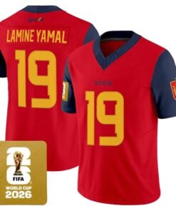 Men Spain 2026 World Cup Vapor Football Jersey - All Stitched