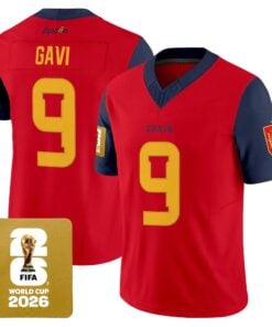 Men Spain 2026 World Cup Vapor Football Jersey - All Stitched