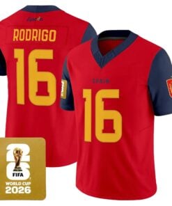 Men Spain 2026 World Cup Vapor Football Jersey - All Stitched