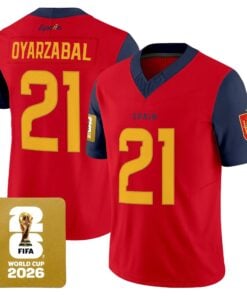 Men Spain 2026 World Cup Vapor Football Jersey - All Stitched