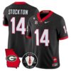 Men Georgia Bulldogs 2026 Georgia Map & Vince Dooley Patch Vapor Limited Jersey - Stitched - Top Design Fan Men Georgia Bulldogs 2026 Georgia Map & Vince Dooley Patch Vapor Limited Jersey - Stitched