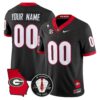 Georgia Bulldogs 2026 Georgia Map & Vince Dooley Patch Vapor Limited Custom Jersey - Stitched - Top Design Fan Georgia Bulldogs 2026 Georgia Map & Vince Dooley Patch Vapor Limited Custom Jersey - Stitched