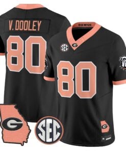 mens-georgia-bulldogs-the-big-peach-vapor-limited-jersey-all-stitched-45 - Top Design Fan Men Georgia Bulldogs The Big Peach Vapor Limited Jersey - Stitched