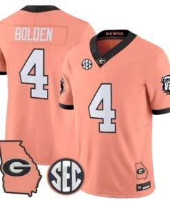 mens-georgia-bulldogs-the-big-peach-vapor-limited-jersey-all-stitched-04 - Top Design Fan Men Georgia Bulldogs The Big Peach Vapor Limited Jersey - Stitched