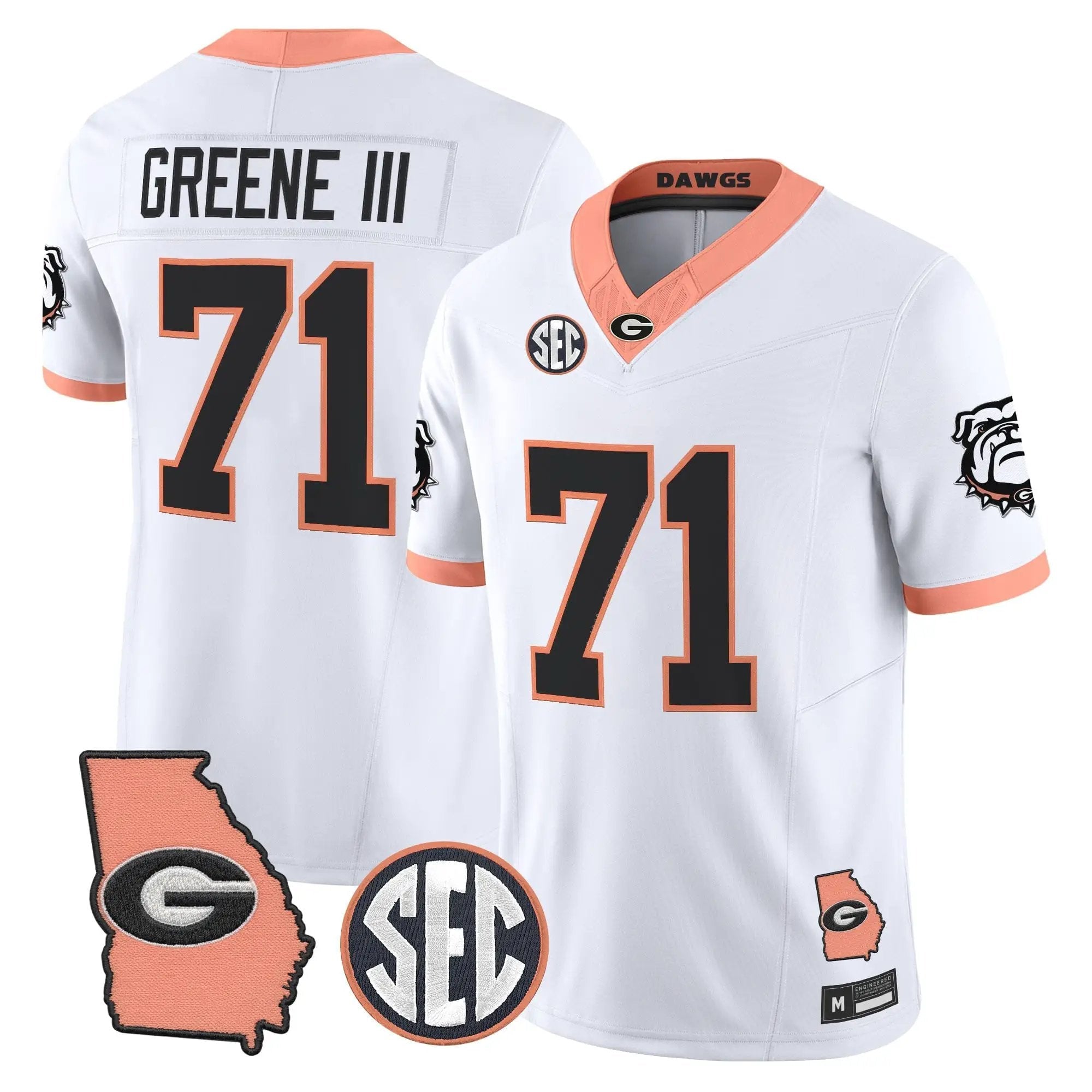 mens-georgia-bulldogs-the-big-peach-vapor-limited-jersey-all-stitched-29 - Top Design Fan Men Georgia Bulldogs The Big Peach Vapor Limited Jersey - Stitched