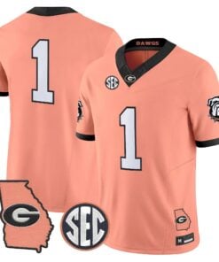 mens-georgia-bulldogs-the-big-peach-vapor-limited-jersey-all-stitched-11 - Top Design Fan Men Georgia Bulldogs The Big Peach Vapor Limited Jersey - Stitched