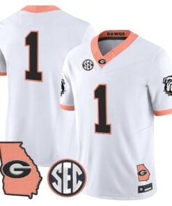 mens-georgia-bulldogs-the-big-peach-vapor-limited-jersey-all-stitched-35 - Top Design Fan Men Georgia Bulldogs The Big Peach Vapor Limited Jersey - Stitched