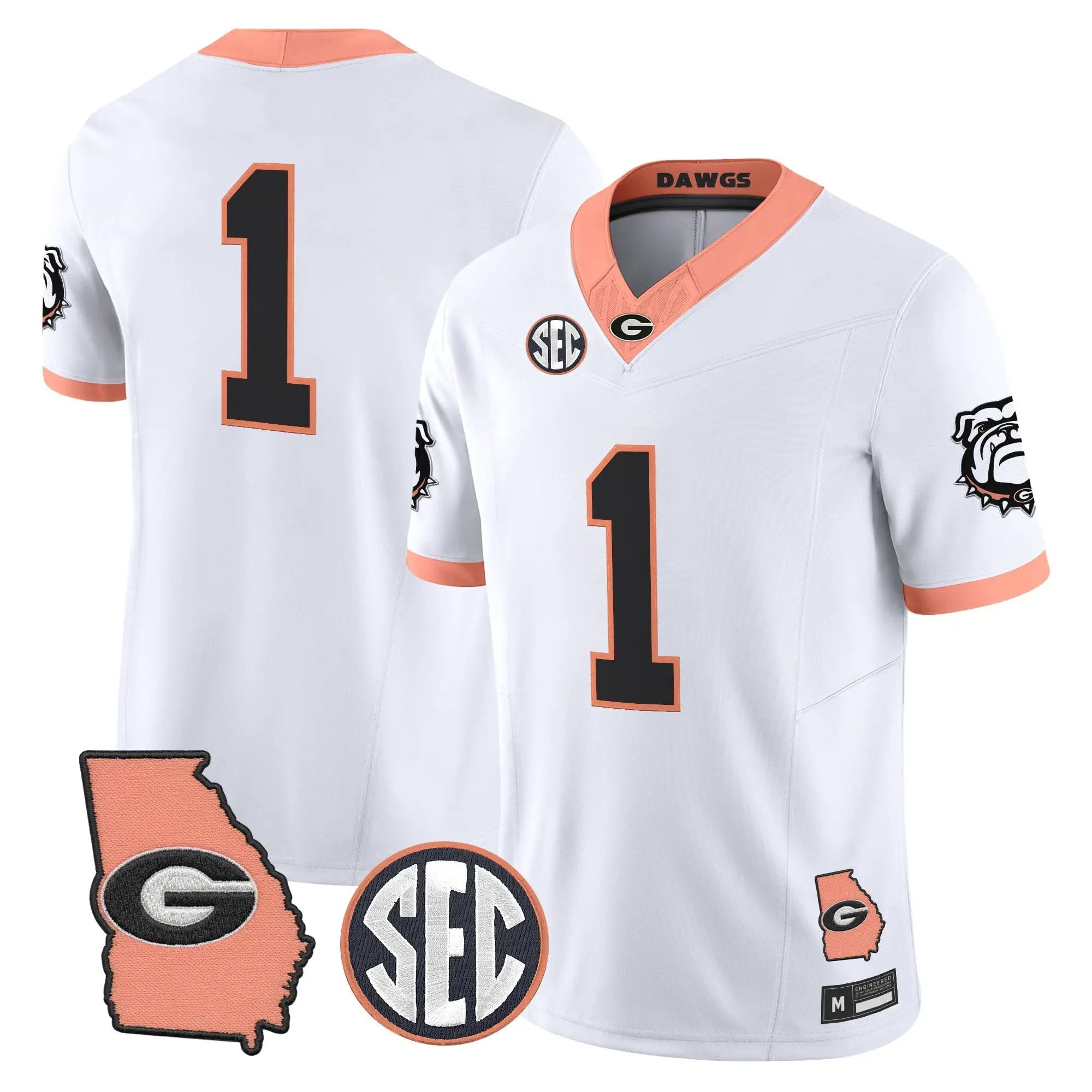 mens-georgia-bulldogs-the-big-peach-vapor-limited-jersey-all-stitched-35 - Top Design Fan Men Georgia Bulldogs The Big Peach Vapor Limited Jersey - Stitched