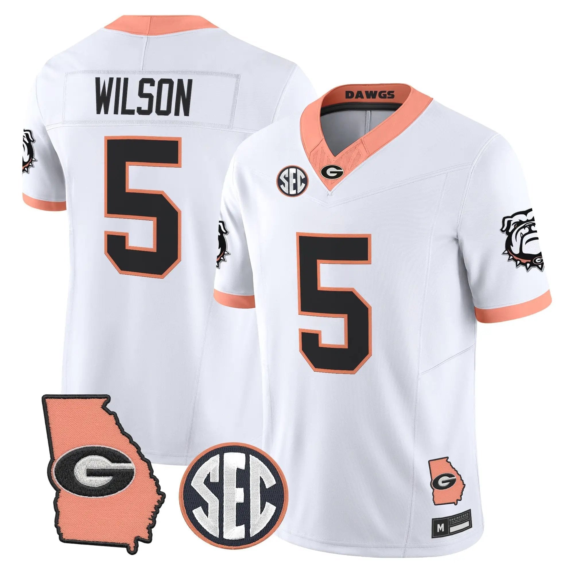 mens-georgia-bulldogs-the-big-peach-vapor-limited-jersey-all-stitched-30 - Top Design Fan Men Georgia Bulldogs The Big Peach Vapor Limited Jersey - Stitched