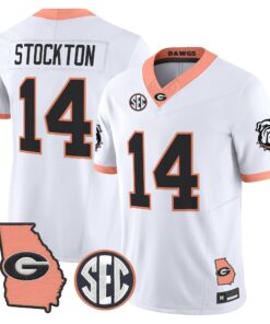 mens-georgia-bulldogs-the-big-peach-vapor-limited-jersey-all-stitched-24 - Top Design Fan Men Georgia Bulldogs The Big Peach Vapor Limited Jersey - Stitched