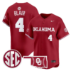 Alec Blair Jersey #4 Oklahoma Sooners Baseball 2026 Vapor Stitched - Top Design Fan Alec Blair Jersey #4 Oklahoma Sooners Baseball 2026 Vapor Stitched
