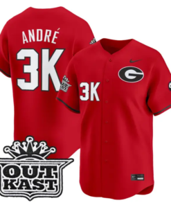 André Jersey #3k Georgia Bulldogs Baseball 2026 Outkast Stitched by My Store