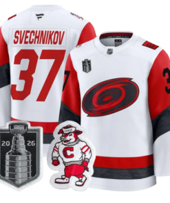 Andrei Svechnikov Jersey #37 Carolina Hurricanes 2026 Stanley Cup Stitched by Hockey David