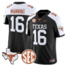 Arch Manning Jersey #16 Texas Longhorns 2026 SEC Patch Stitched - Top Design Fan Arch Manning Jersey #16 Texas Longhorns 2026 SEC Patch Stitched