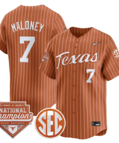 Ashton Maloney Jersey #7 Texas 2026 Back-To-Back World SeriesChampions by My Store