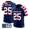 Bo Jackson Jersey #25 Ohio State America 250 Edition Vapor Limited Stitched - Top Design Fan Bo Jackson Jersey #25 Ohio State America 250 Edition Vapor Limited Stitched