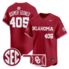 Boomer Sooner Jersey #405 Oklahoma Sooners Baseball 2026 Vapor Stitched