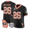 Bulldogs Jersey #26 Georgia Bulldogs 2026 The Big Peach Stitched - Top Design Fan Bulldogs Jersey #26 Georgia Bulldogs 2026 The Big Peach Stitched