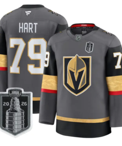 Carter Hart Jersey #79 Vegas Golden Knights 2026 Stanley Cup Stitched by Hockey David