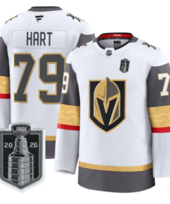 Carter Hart Jersey #79 Vegas Golden Knights 2026 Stanley Cup Stitched by Hockey David