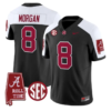 Cederian Morgan Jersey #12 Alabama Crimson 2026 SEC Patch Stitched - Top Design Fan Cederian Morgan Jersey #12 Alabama Crimson 2026 SEC Patch Stitched