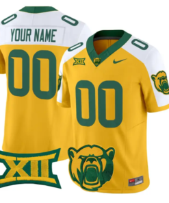 Custom Baylor Bears Jersey Name, Number 2026 Vapor Limited Stitched by My Store NCAA Football Jerseys