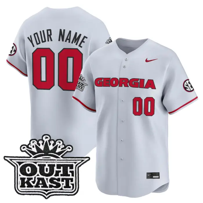 Custom Georgia Bulldogs Jersey Baseball 2026 Outkast Vapor by My Store