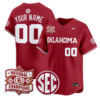 Custom Oklahoma Sooners Jersey 2026 National Champions Patch Stitched - Top Design Fan Custom Oklahoma Sooners Jersey 2026 National Champions Patch Stitched
