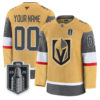 Custom Vegas Golden Knights Jersey Name, Number 2026 Stanley Cup Stitched
