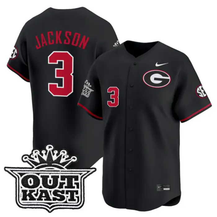 Daniel Jackson Jersey #3 Georgia Bulldogs Baseball 2026 Outkast by My Store
